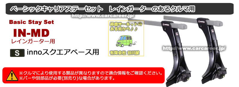 CARMATE inno IN-MDステーセット inno Square Base Rack System