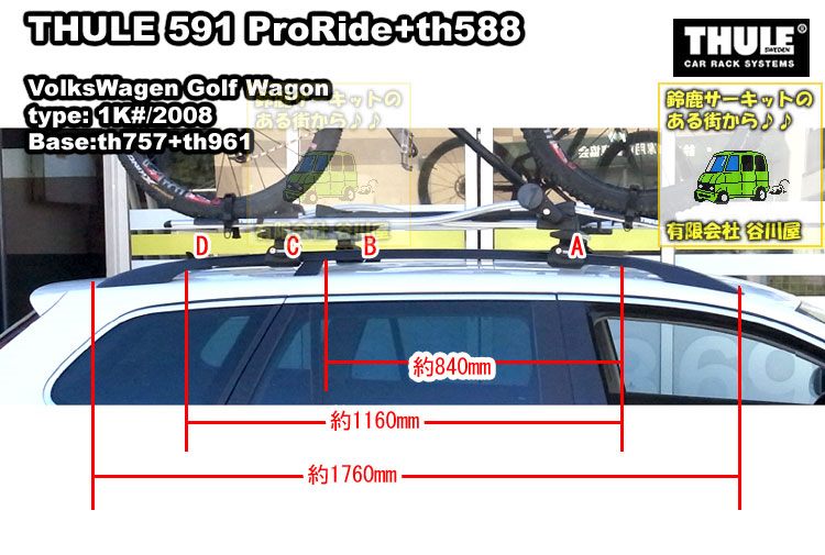 thule 591 vw golfwagon