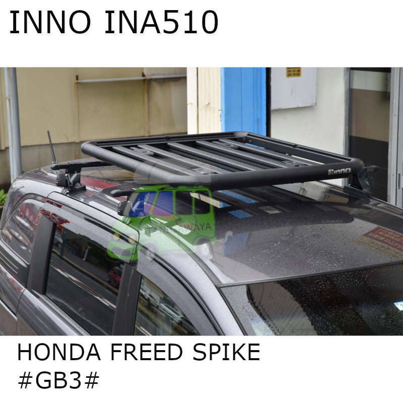innoルーフラック INA510をホンダフリードスパイクにinnoスクエアベースで取付した事例の紹介 [カーキャリアガイド]