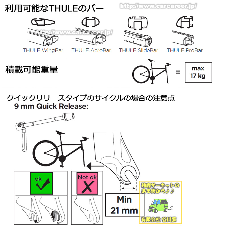 23337円 【最新入荷】 Thule スーリー 自転車収納 TH5781 バイクスタッカー