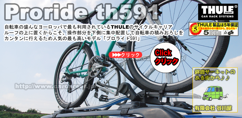 THULE(スーリー) ProRide 591 サイクルキャリア