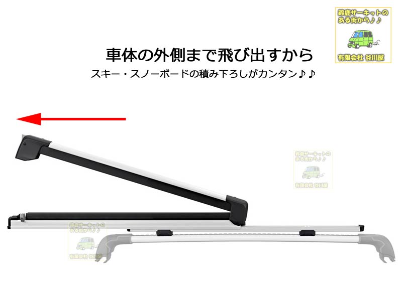 THULE th7325 SnowPackExtender [正規輸入品保証付] スノーパック ...