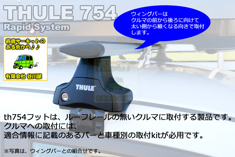 THULE th754 カーキャリアガイド【公式】